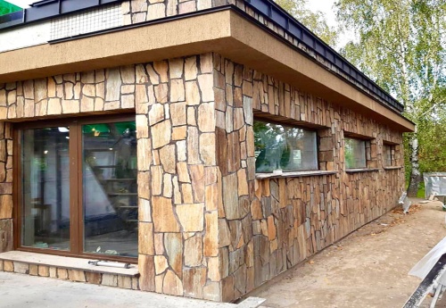 Плитняк кора дерева для фасада купить в Голицыно