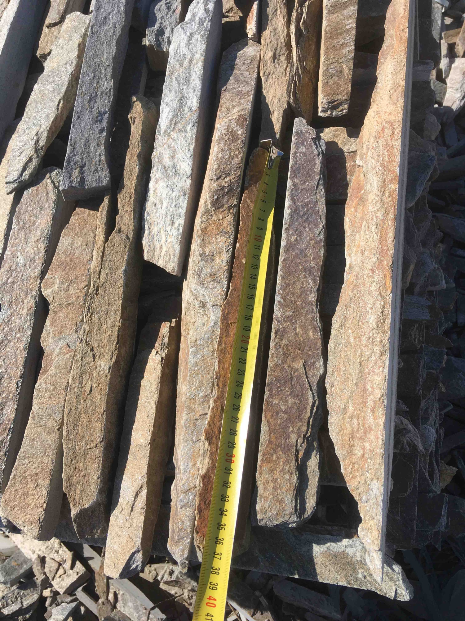 Горбушка златолит мультиколор для облицовки купить в Голицыно