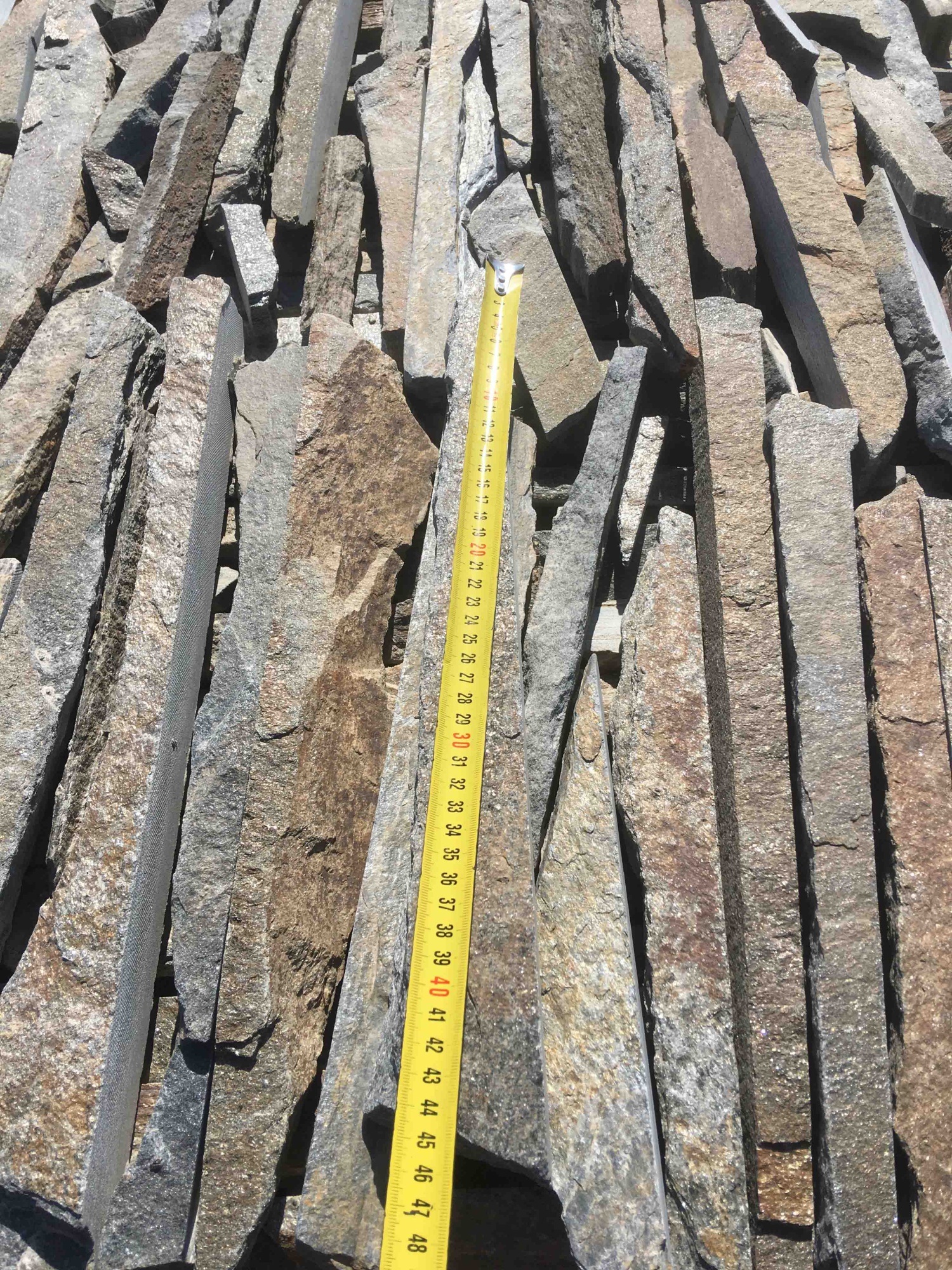 Горбушка златолит мультиколор для облицовки купить в Голицыно