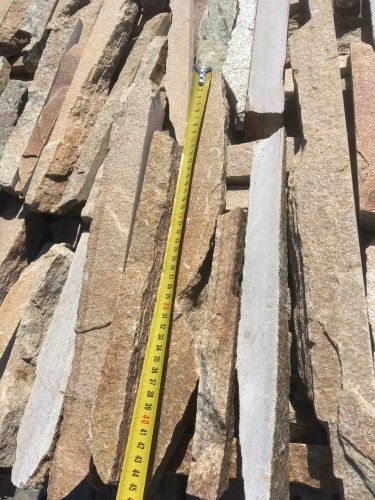 Горбушка златолит золотистый для облицовки купить в Голицыно