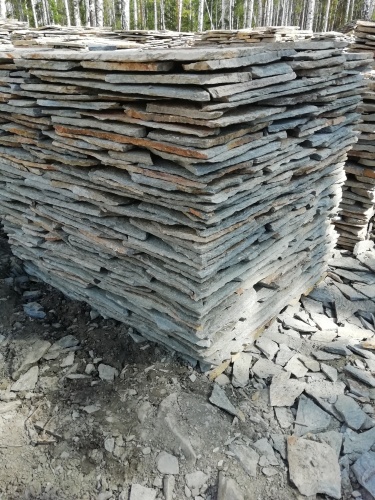 Плитняк златолит Уральский для цоколя, отмостки купить в Голицыно